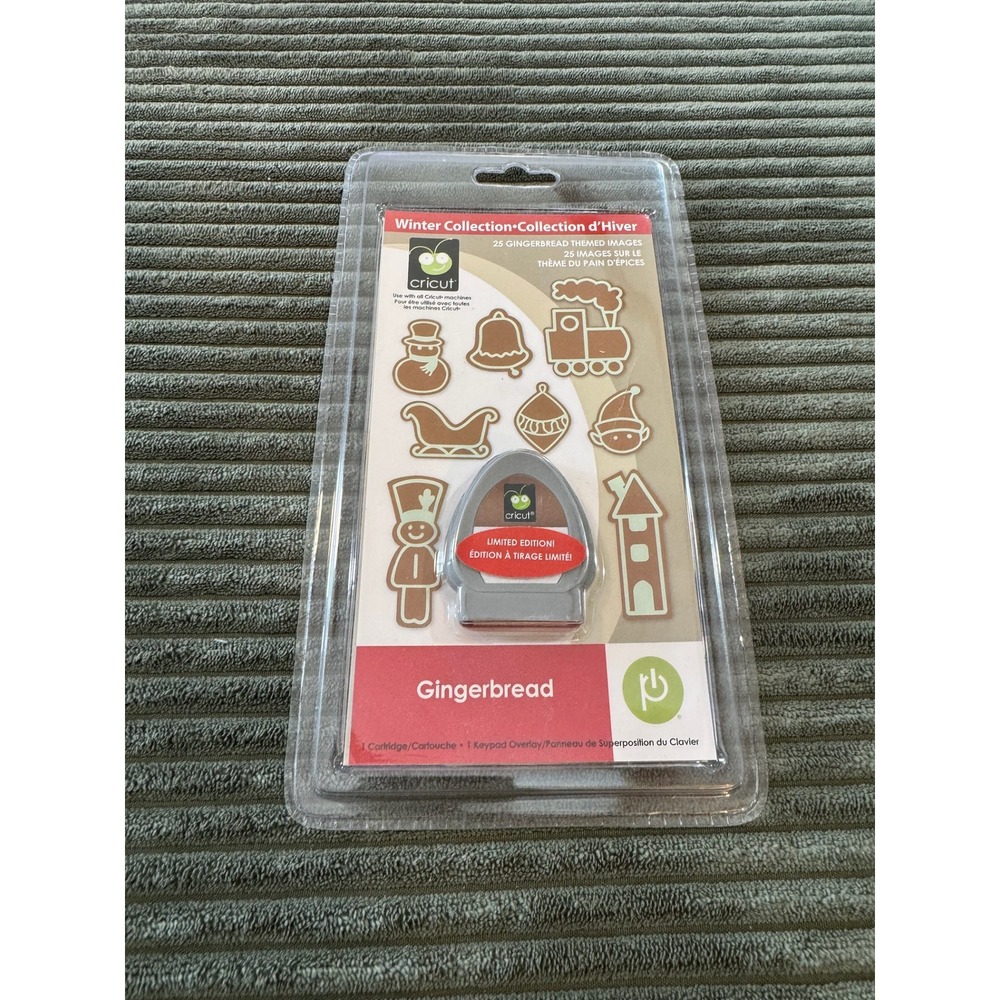 Cricut Winter Collection Gingerbread Themed Images Cartridge Limited Edition